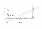 Profil UPE zincat 100 mm 1